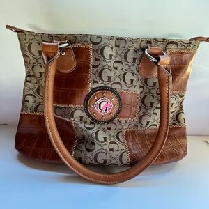 G Monogram Brown and Tan Women's Bag